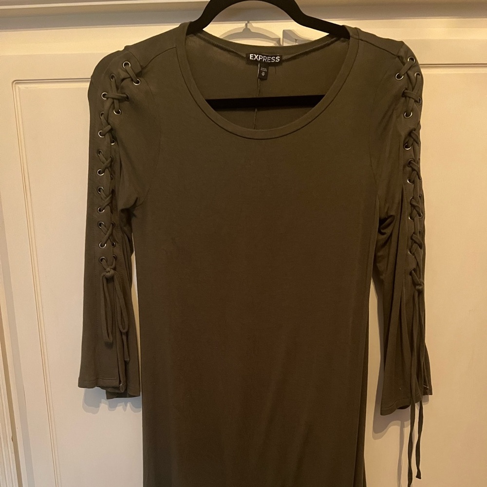 Olive Green dress from express